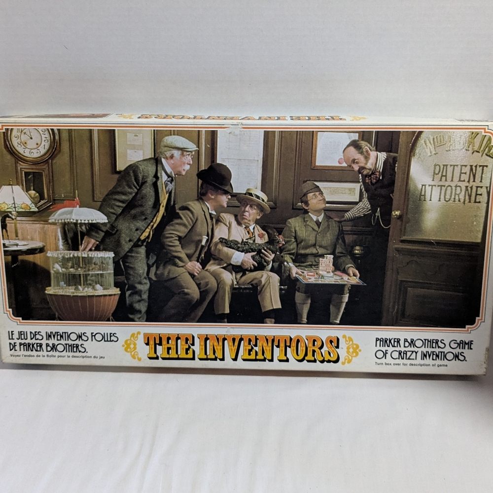 The Inventors Board Game Complete Vtg 1974 Parker Brothers Bilingual
